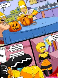 Porn comic The Simpsons Part 13 Halloween