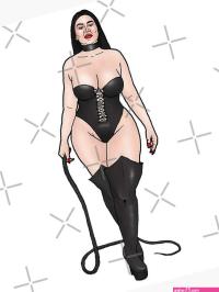 Pin-up comic domina Canvas Print by PinUpsandPulp