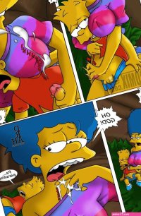 Porn comic The Simpsons Paradise. DRAH NAVLAG Sex comic MILF Marge and