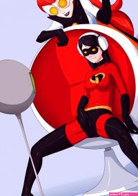 Porn comics with Elastigirl. A big collection of the best Porn comics