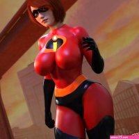 Porn comic Elastigirl. The Incredibles. NordFantasy. Sex comic selection of 3D