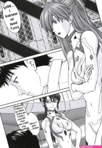 Porn comic NO TSUZURA. Evangelion Sex comic woman burned as