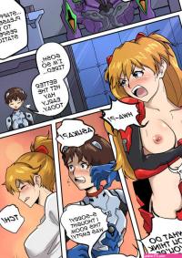 Evangelion Crossdressing comic porn