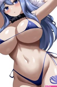 Juvia Lockser in microkini Fairy Tail free hentai porno xxx comics rule34 nude art at HentaiLib.net