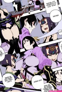 Porn comic Minamoto no Raikou. Fate Grand Order Sex comic busty brunette just