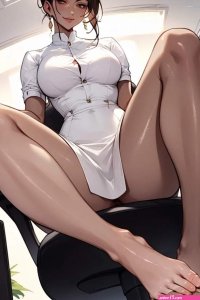 Perfect Feet Hair In Bun Anime
