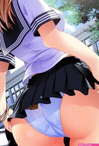 Download Anime Girl Ass Wallpaper