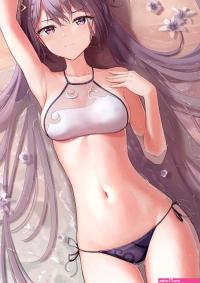 Anime girls long hair ass HD wallpaper