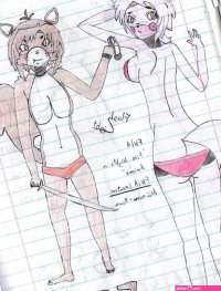 Foxy and Mangle FNIA Five Nights in Anime by 76FlashLight76 on DeviantArt