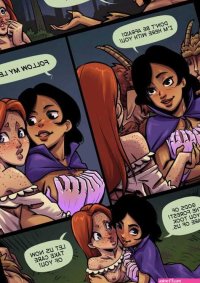 Porn comic The Cummoner. Part 20. Cat Away. Sex comic red-haired beauty with