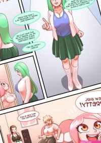 Porn comic Four Futanari Friends Fucking in the Flat. Cuuki Sex comic girlfriends with big