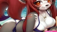 furry female force feeding belly inflation porn