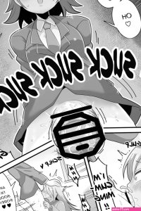 Futanari Dekachin School Life porn comic