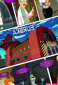 Porn comic Futurama. Interplanetary sex. by sexkomix2.com. Sex comic delivery company suffers