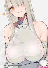 blonde Virtual Youtuber Shiranui Flare anime girls Hololive anime elf ears glasses cleavage huge breasts HD Phone Wallpaper