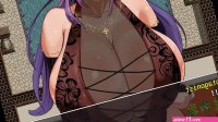 Mirenas Manor Hentai game PornPlay Ep.1 bath titjob with gigantic witch boobs