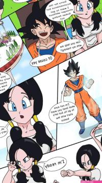 Porn comic Videl x Goku. Extranimacion Sex comic sexy brunette was