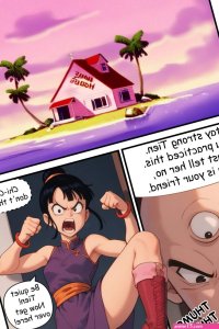 Gokus Absence Part 1: Tempting Tien Porn Comic english 08