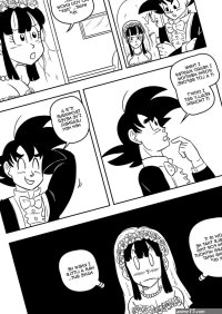 Goku Chichi Wedding Night Dragon Ball