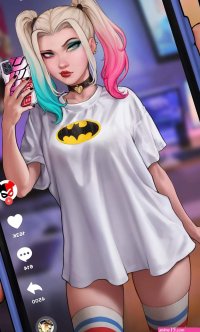 Harley Quinn tries to ruin NNN! Porn Comics by Aroma Sensei BatmanDC Universe Rule 34 Comics