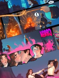 Harry and Hermione in the Room of Requirements porn comic