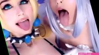 The hottest hentai cosplay girls show you their perfect tits in sexy compilation