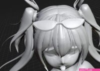 3D Print Ready Sexy Nude Anime Girl HQ 3D- Cults