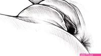 Waiting for you cock pussy drawing