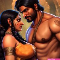 Indian mom and son by greatcommando on DeviantArt