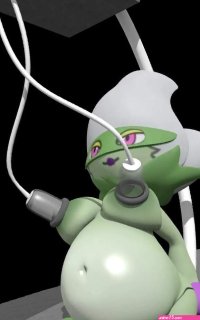 Pokemon Roserade Milk Inflation Animation by Ytteria