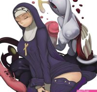 Cute cartoon girl jerking cock. Anime content