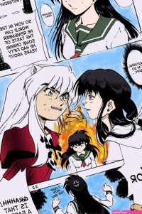Nika Tani Naraku no Soko Inuyasha English-Half Translated Colorized