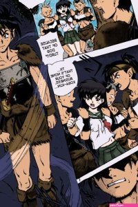 Nika Tani Naraku no Soko Inuyasha English-Half Translated Colorized