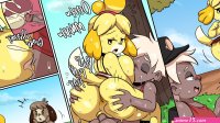 Post 3976450: AnimalCrossing AnimalCrossingBoy comic Digby Isabelle joaoppereiraus
