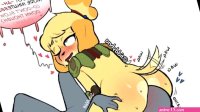 ACNH Lewd Comic DubDemons Arent The Only Ones Isabelle is Up Against in DOOMArt: tiddybaa