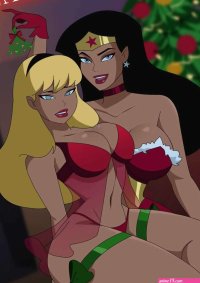 Porn comic A Wet Christmas. Justice League. Ghostlessm. Sex comic Woman decided to