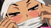 Tanjiro wakes up from a coma to fuck his nurse who surprises him with her big tits and a delicious b