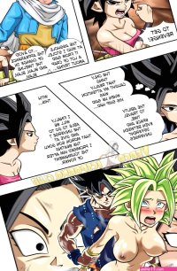 Trunks and Caulifla porn comic