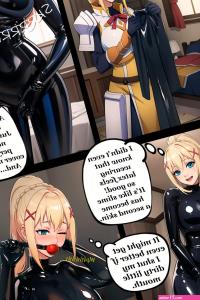 Darkness into Selfbondage 1 Comic by SlyHelix on DeviantArt