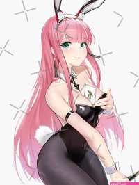 Zero Two Bunny Sexy Lewd Anime Girl Sticker for Sale by Gloemwenzone