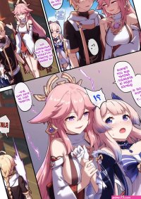Kokomi and Miko Love is war