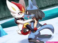 Post 5166439: Cinderace Lucario ofuro Porkyman
