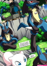 Lucarios Gift porn comic