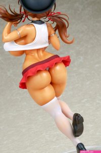 Lucky Dosukebe! PVC Collection Model Toy Statue 17 Minato Abeno Tanned Ver. 25 cm Cartoon Doll Toys