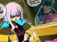 Porn comic Cyberpunk. Lucy Martinez. Tuna Fat Sex comic blonde Lucy was