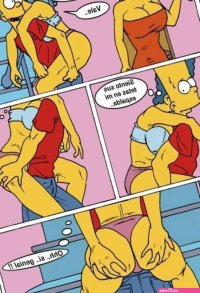 Simpsons Comic XXX Bart Takes Advantage of Drunk Marge