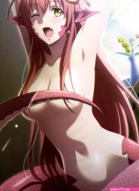 Affiche sexy fille anime