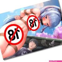 Affiches sur toile de fille nue Kamisato Ayaka Anime Pron image dart mural décor à la maison peinture moderne