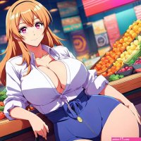 Thicc Anime Milf by gandora64 on DeviantArt