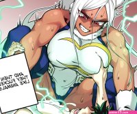 Deku meets Mirko on a Train and Fucks Her comic porn